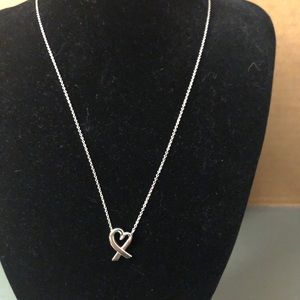 Tiffany’s sterling silver heart necklace
